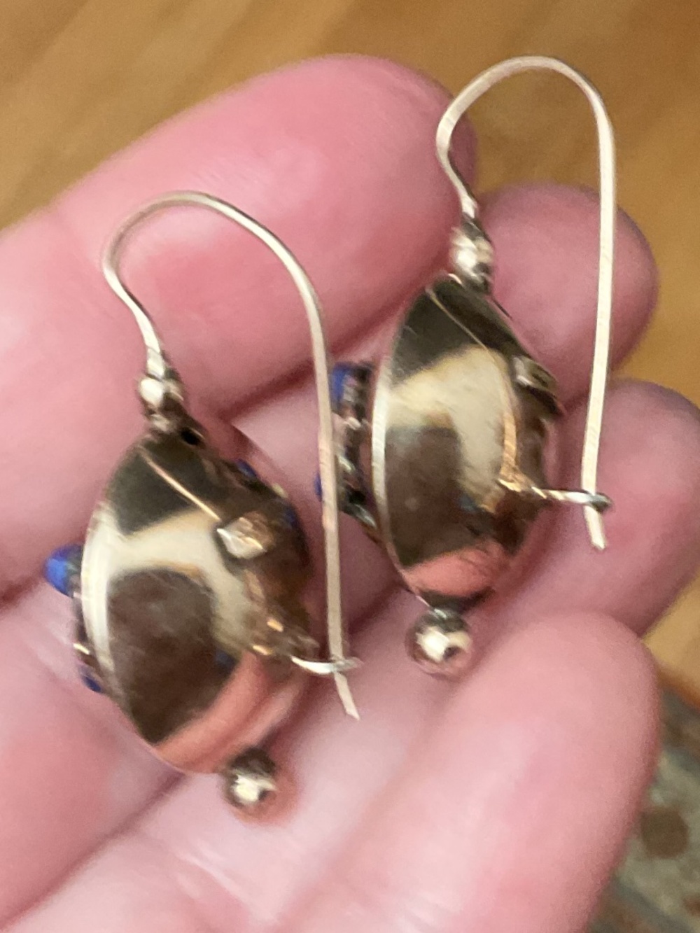 NWOT Gold Plated Sterling Silver 925 Made In Italy Vintage Design Earrings - Picture 8 of 12